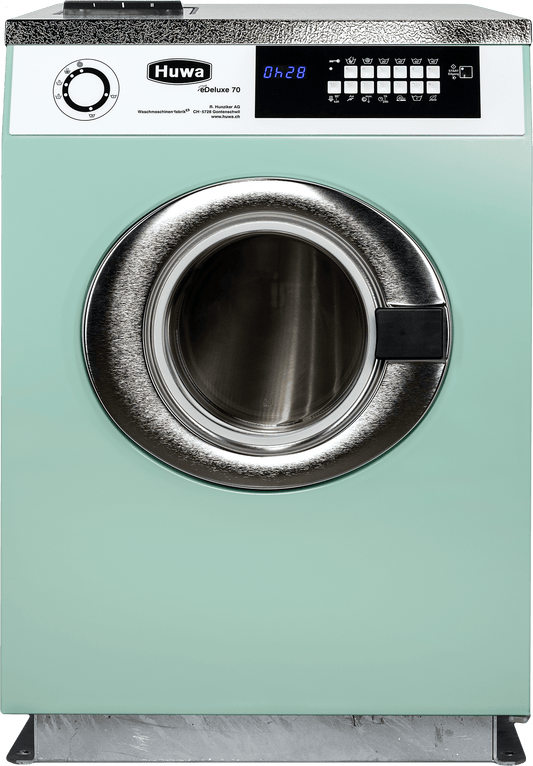 Waschmaschine eDeluxe 70 Professional: Kaufen Sie eine Weltneuheit! Die eDeluxe 70 ist die sparsamste bodenbefestigte Waschmaschine. Mit Energielabel A+++ sorgt sie für tiefe Betriebskosten.